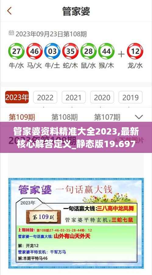 管家婆资料精准大全2023,最新核心解答定义_静态版19.697