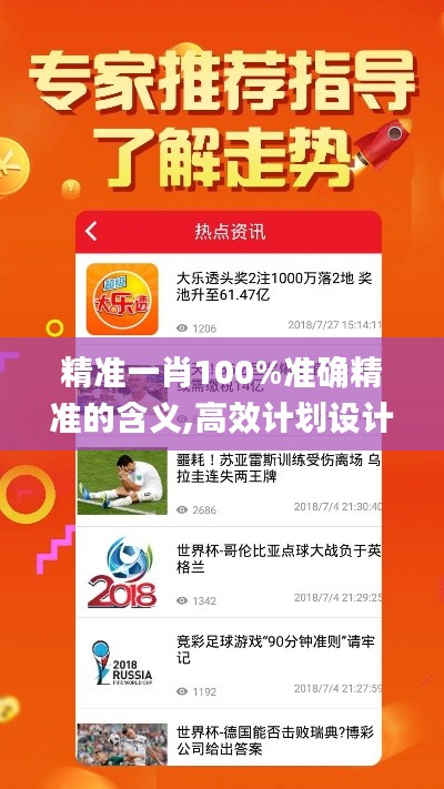 精准一肖100%准确精准的含义,高效计划设计_手游版3.915