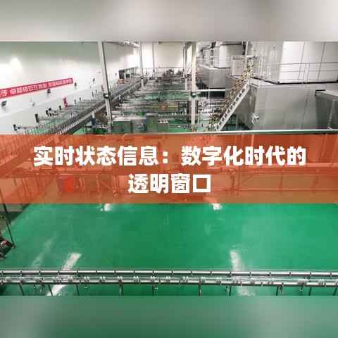 实时状态信息：数字化时代的透明窗口