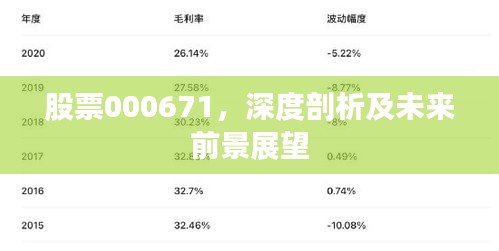 股票000671,深度剖析及未来前景展望