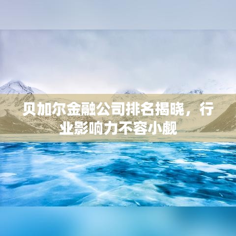 贝加尔金融公司排名揭晓,行业影响力不容小觑