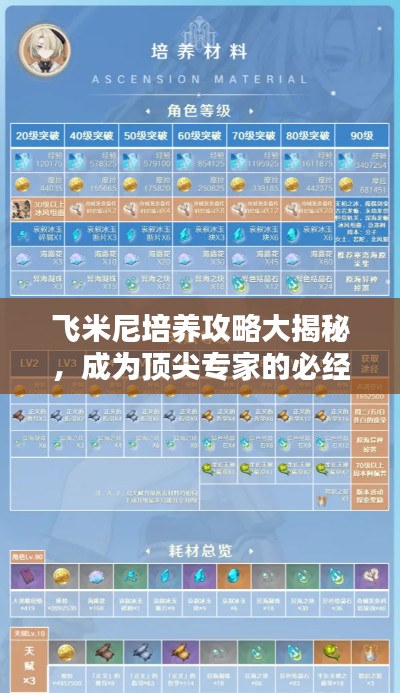 飞米尼培养攻略大揭秘,成为顶尖专家的必经之路