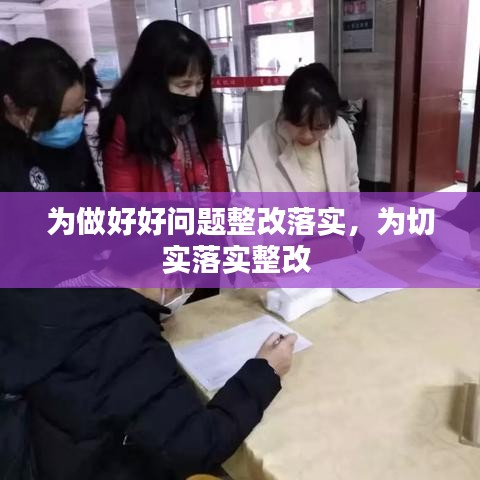 为做好好问题整改落实,为切实落实整改